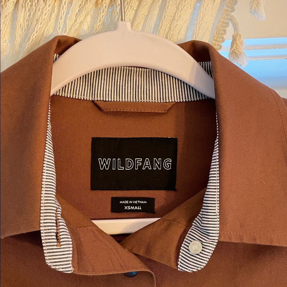 Wildfang Utility Cotton Button-Up Shirt Jacket - Picture 2 of 7